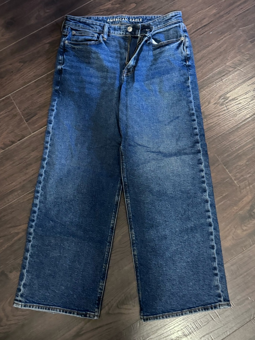 American Eagle Outfitters Denim Jeans in Dark Blue